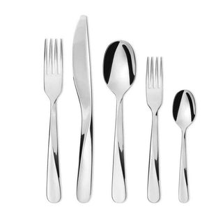 Alessi UNS03S5 Giro steel cutlery set 5 pieces - Buy now on ShopDecor - Discover the best products by ALESSI design