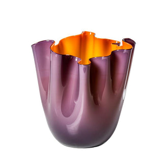 Venini Fazzoletto Bicolore 700.02 vase h. 24 cm. - Buy now on ShopDecor - Discover the best products by VENINI design