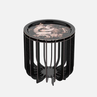 Ibride Extra-Muros Medusa 39 OUTDOOR coffee table with Lévitation Rose tray diam. 39 cm. - Buy now on ShopDecor - Discover the best products by IBRIDE design