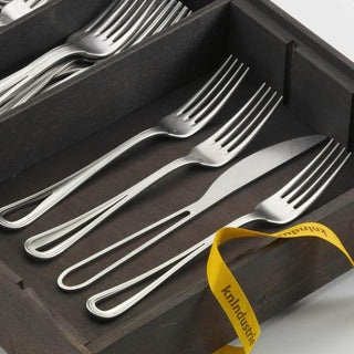 KnIndustrie Dem Set 24 cutlery - stonewashed steel - Buy now on ShopDecor - Discover the best products by KNINDUSTRIE design