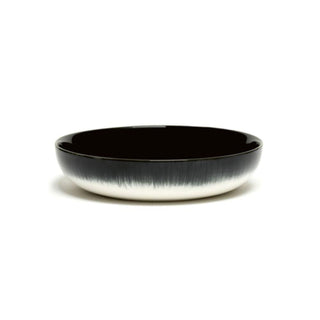 Serax Dé high plate diam. 18.5 cm. off white/black var B - Buy now on ShopDecor - Discover the best products by SERAX design